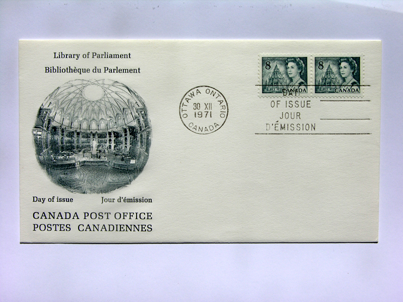 Erstagsbrief Kanada "Library of Parliament"